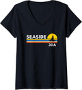 Womens Seaside 30A Florida Fl Vintage Retro Souvenirs