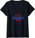 Womens Top Gun You Can Be My Wingman Any Time Logo V