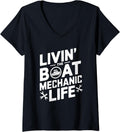 Womens Boat Maintenance Repair Livin Boat Mechanic Life