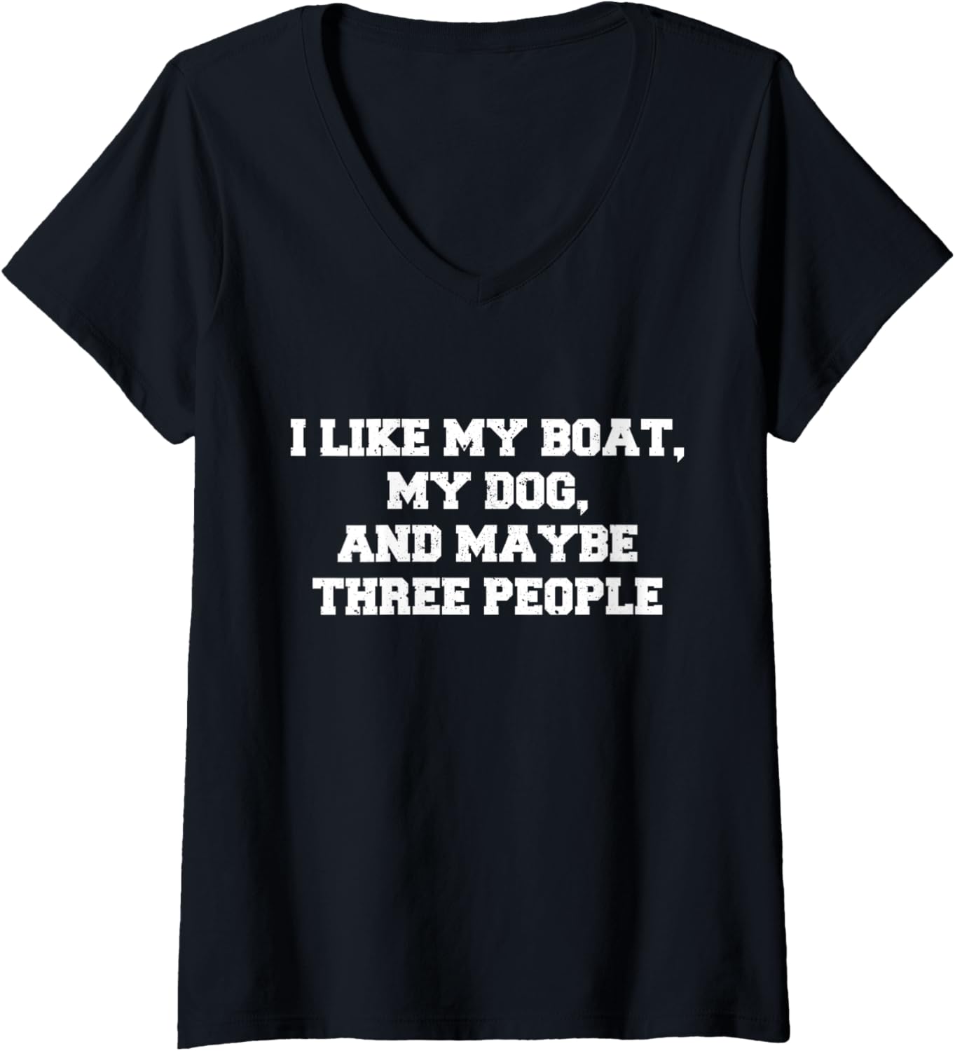 Womens I Like My Boat My Dog Maybe