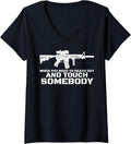Womens Sniper Assault Rifle 50 Cal Pro Gun T Shirt Men Women