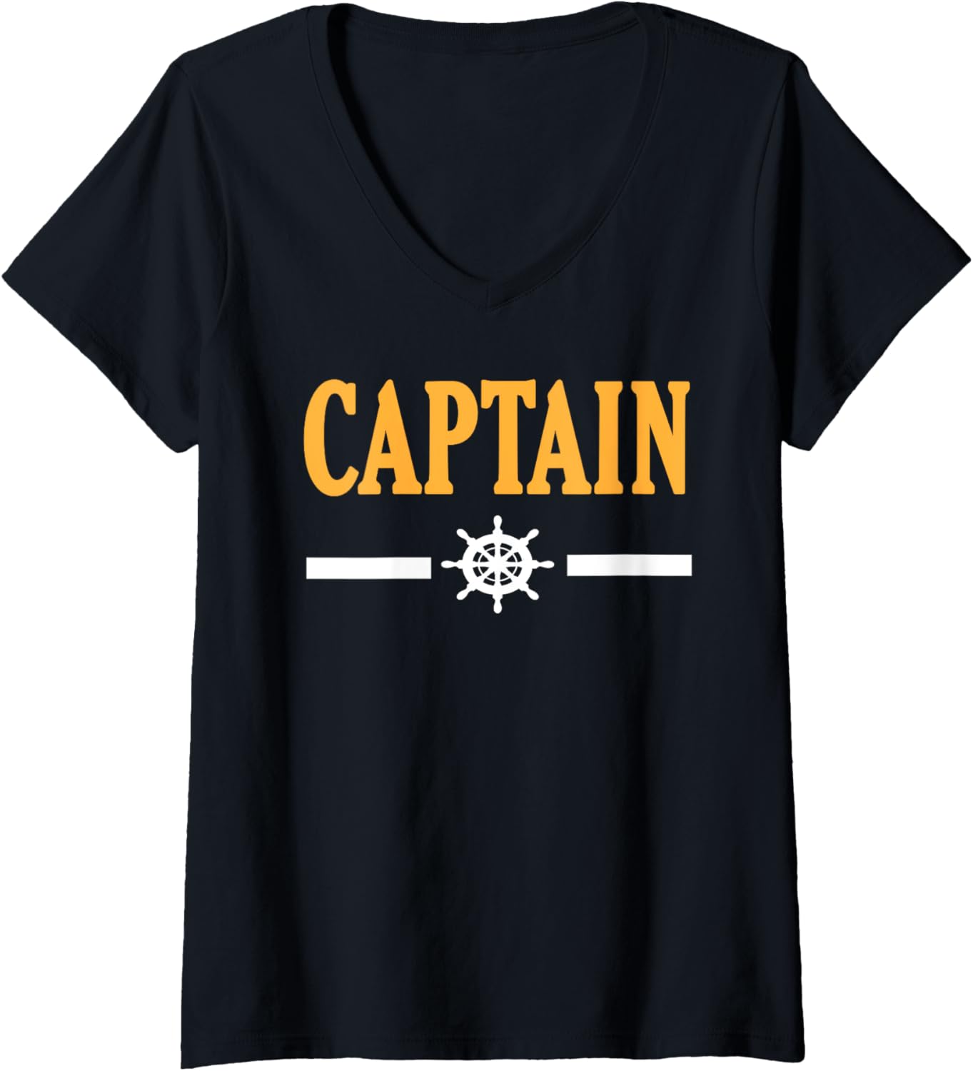 Womens Captain Nautical Boating Humor Ship Leader V