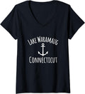 Womens Lake Waramaug Sailing Boating Nautical Coastal Boat