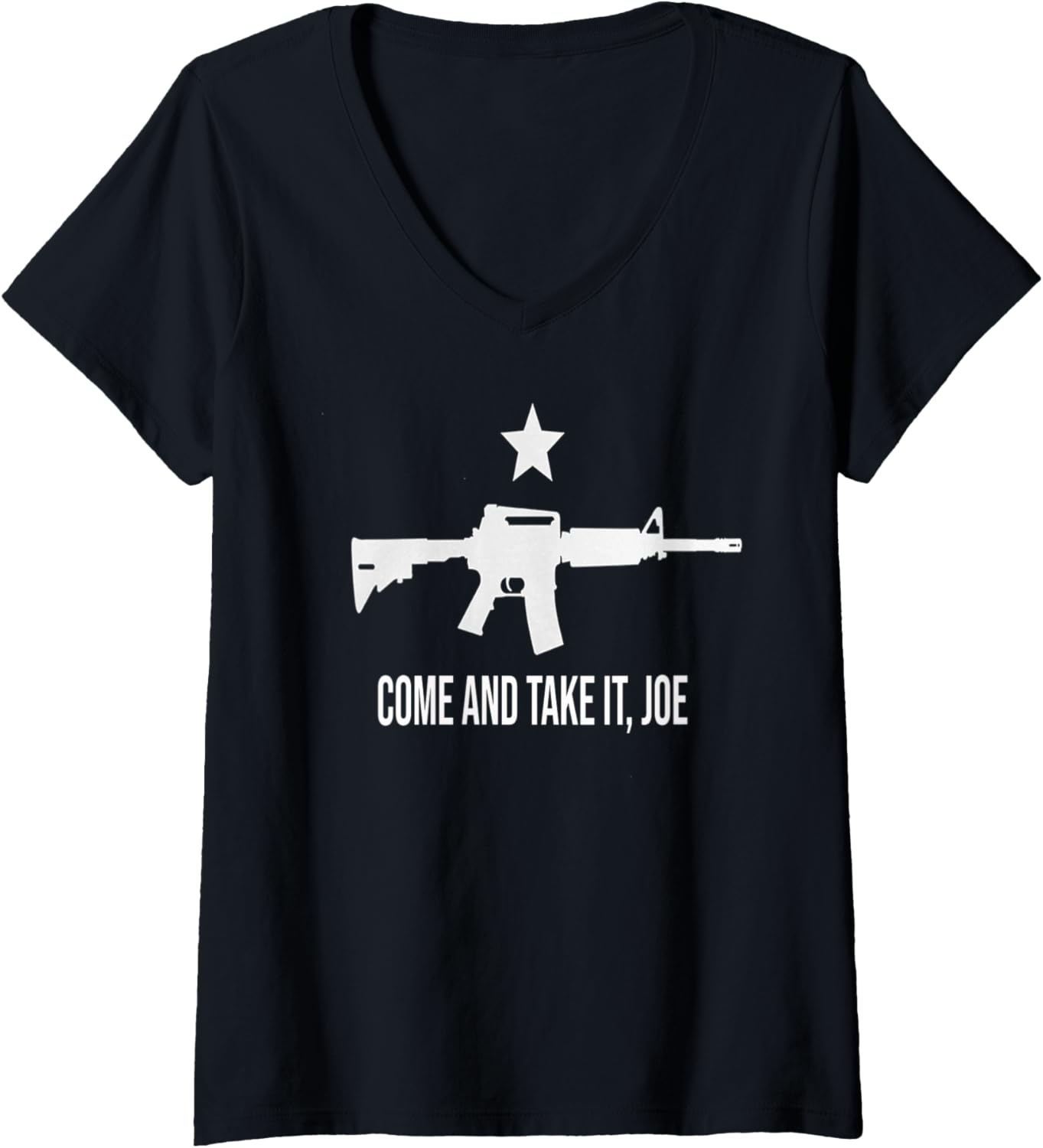 Womens Gun Rights Supporter Ar 15 Come Take It Joe 2A Gun