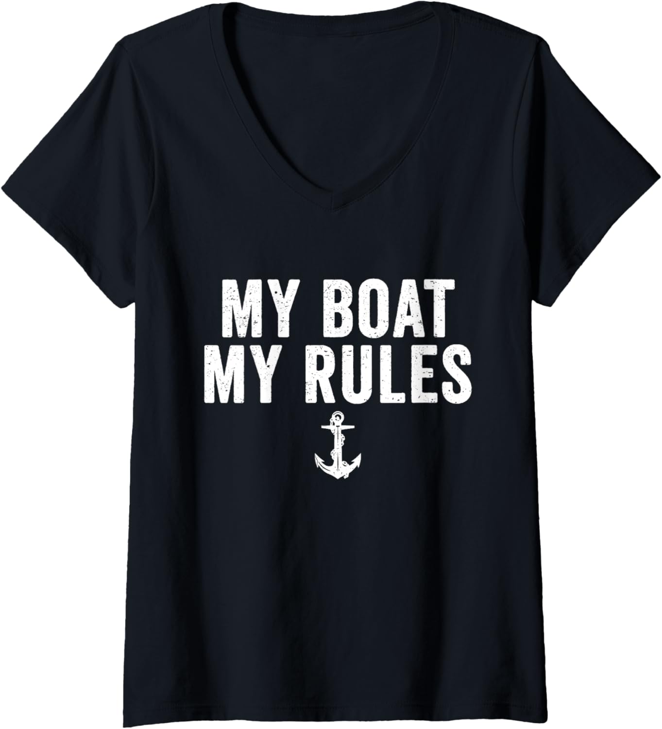 Womens My Boat My Rules Funny Captain Boater