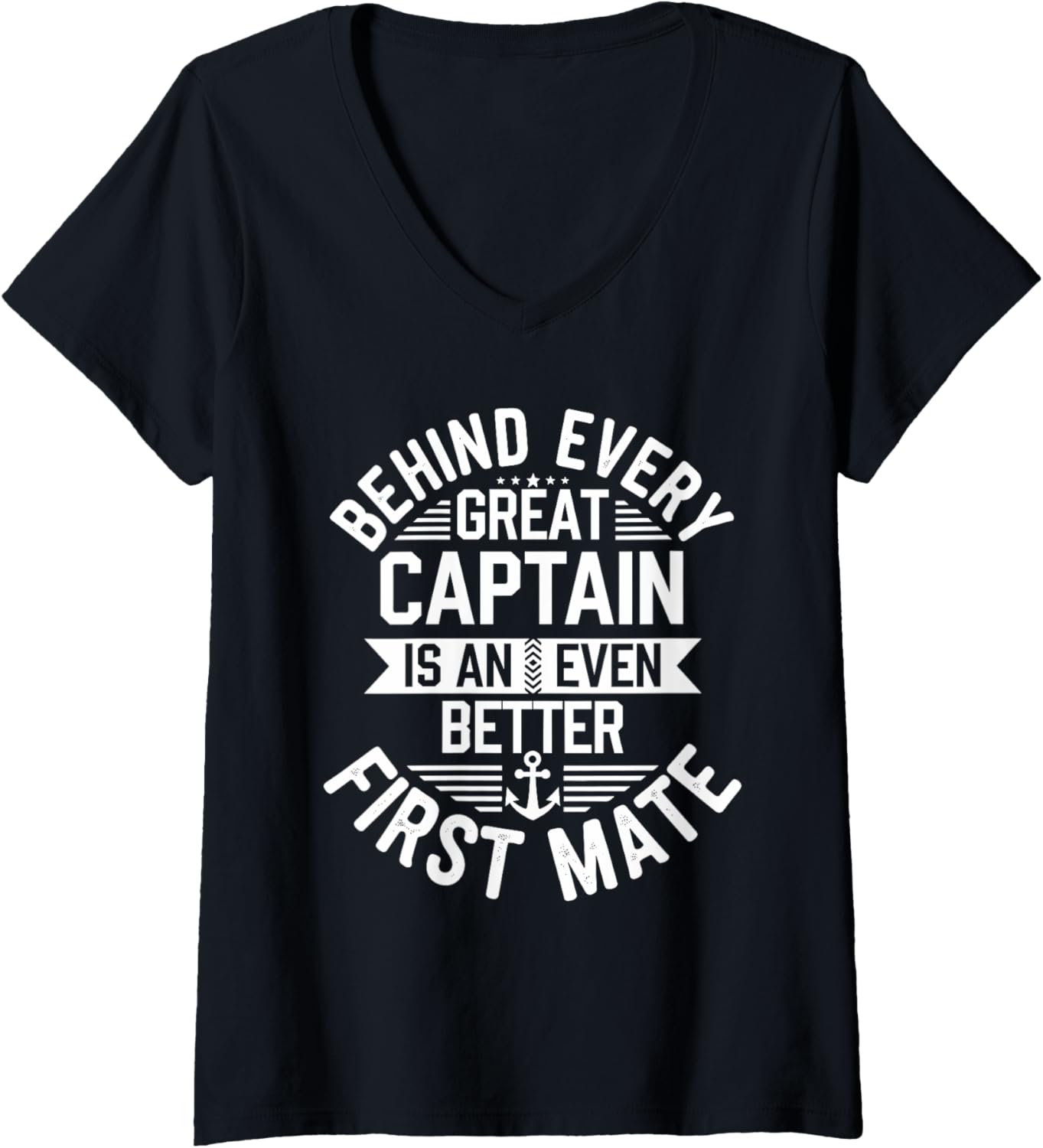 Womens Funny First Mate Boat Lover Boat Captain