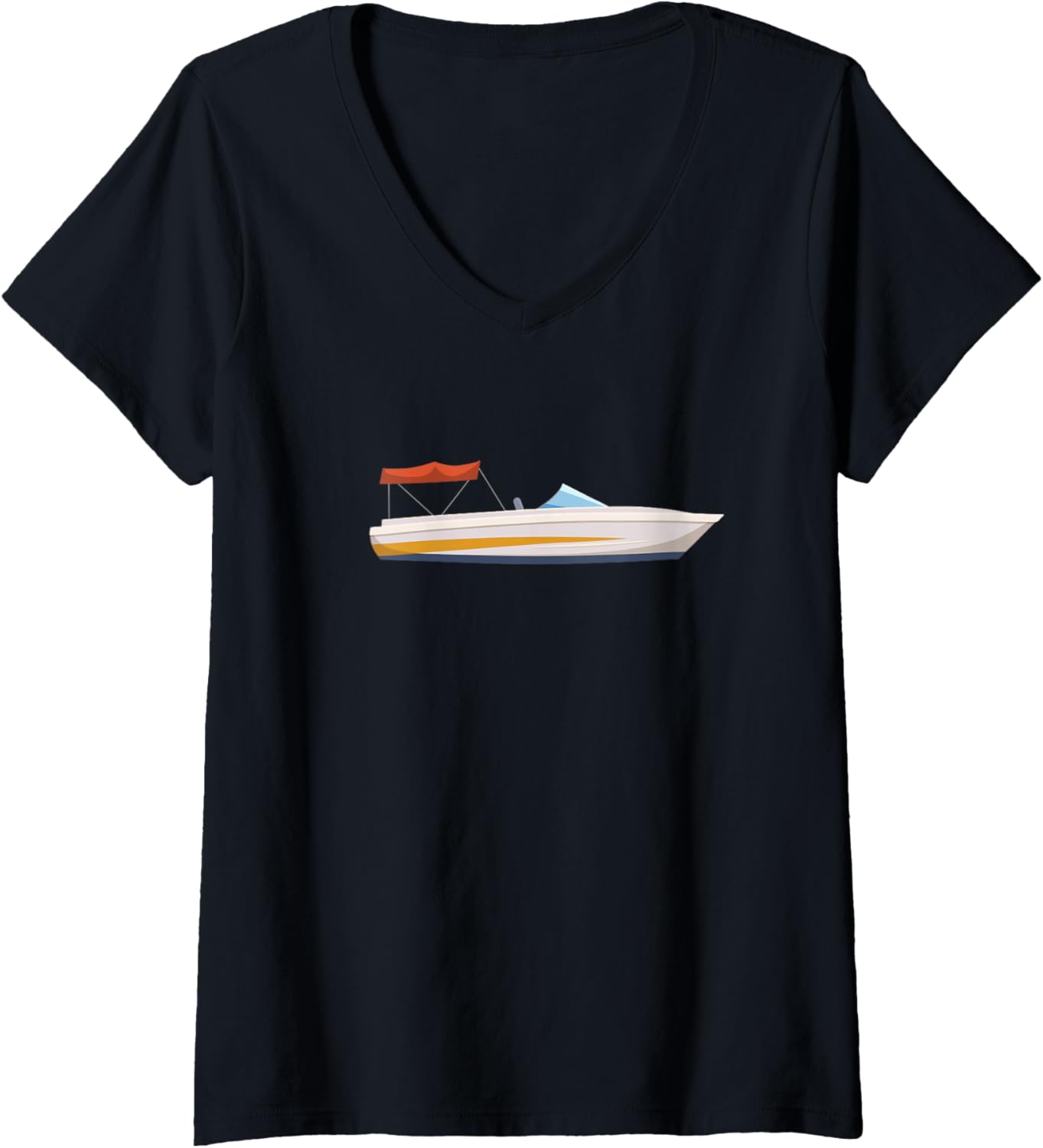 Womens Recreational Speed Boat V Neck
