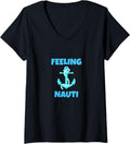 Womens Feeling Nauti Funny Pirate Boat Sailing Boating