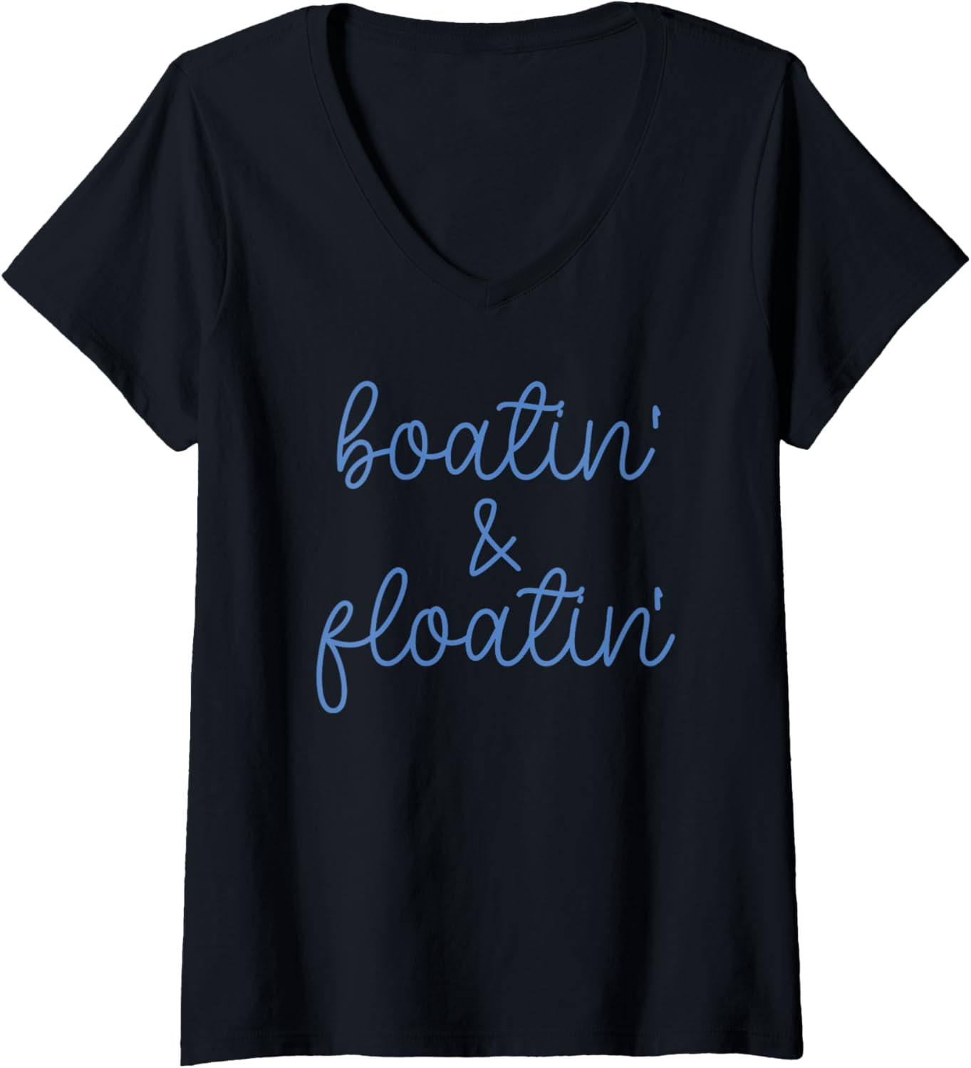 Womens Boating Floating V Neck