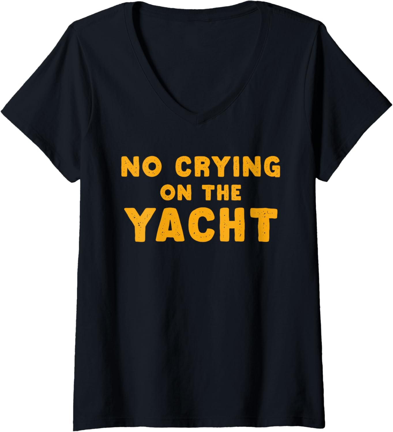 Womens No Crying On Yacht Joke Funny Summer