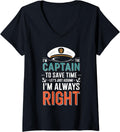 Womens Boating Funny Boat Captain Humor Yacht Boat