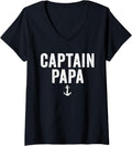 Womens Captain Papa Pontoon Boat Lake Fishing Boating
