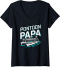 Womens Pontoon Papa Boating Pantooning Boat Captain Father