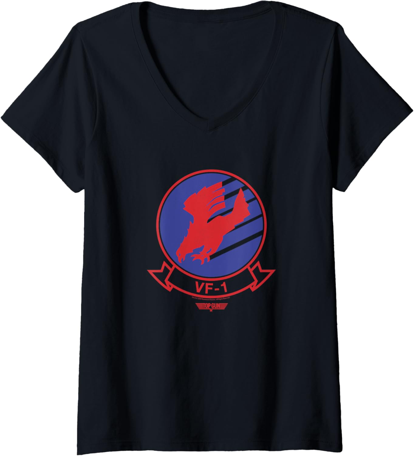Top Gun Vf 1 Badge V Neck