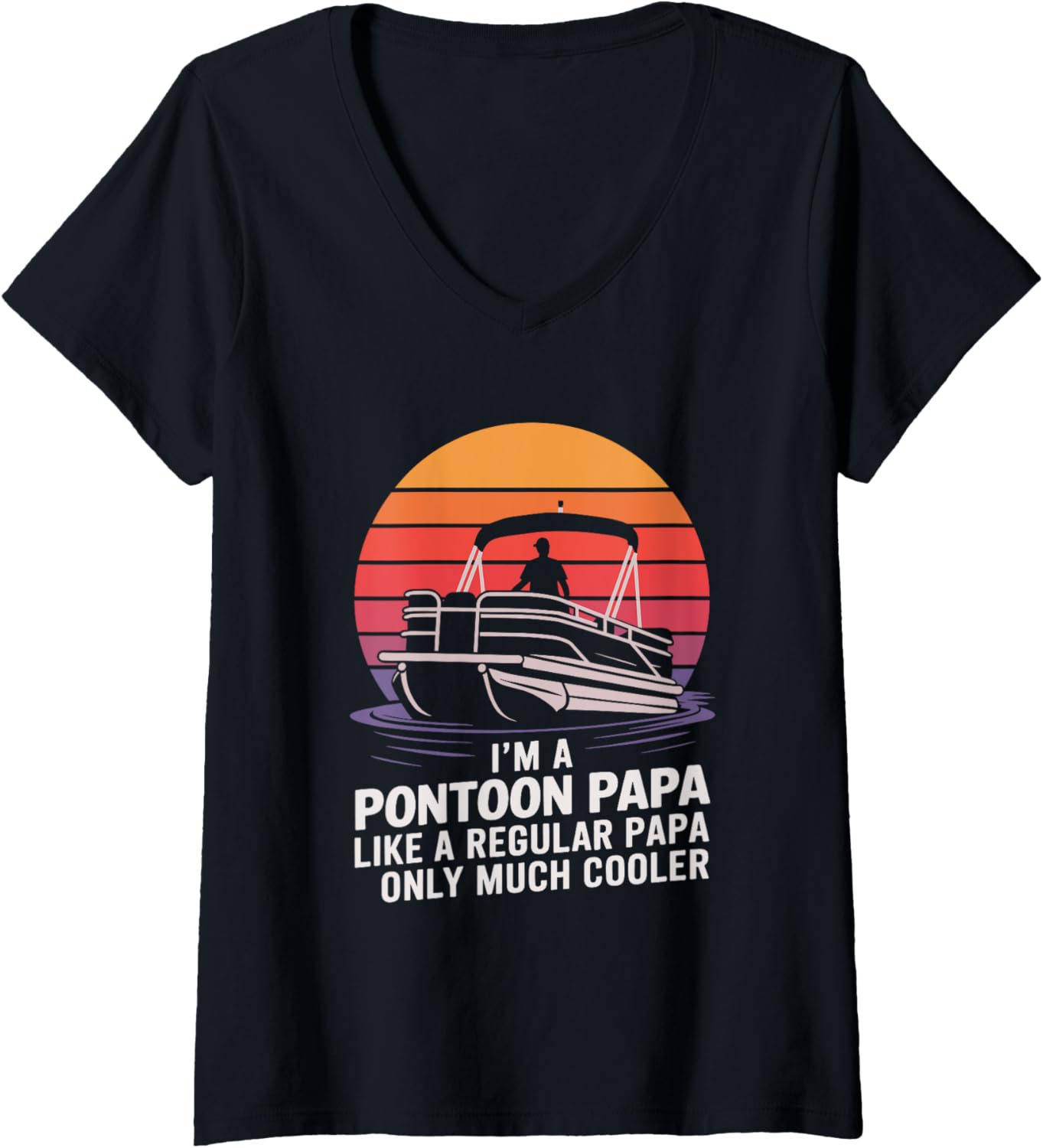Womens Pontoon Boat Captain Design Boating Pantooning V