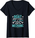 Womens Boating Fixer Maintenance Design Boat Mechanic Repair