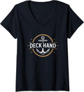 Womens Deck Hand Boating Boat Captain Yachtie Deck