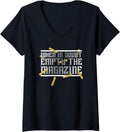 Womens When In Doubt Empty Magazine Gun Owner Lovers V Neck