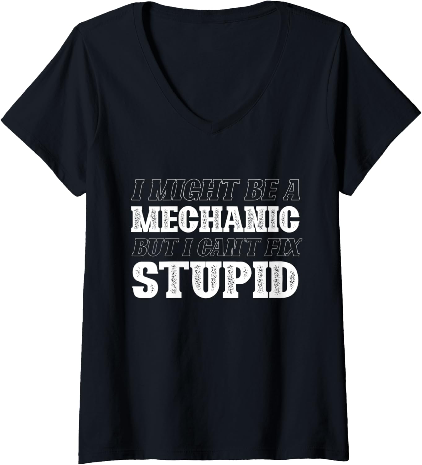 Womens I Can T Fix Stupid Funny Mechanic