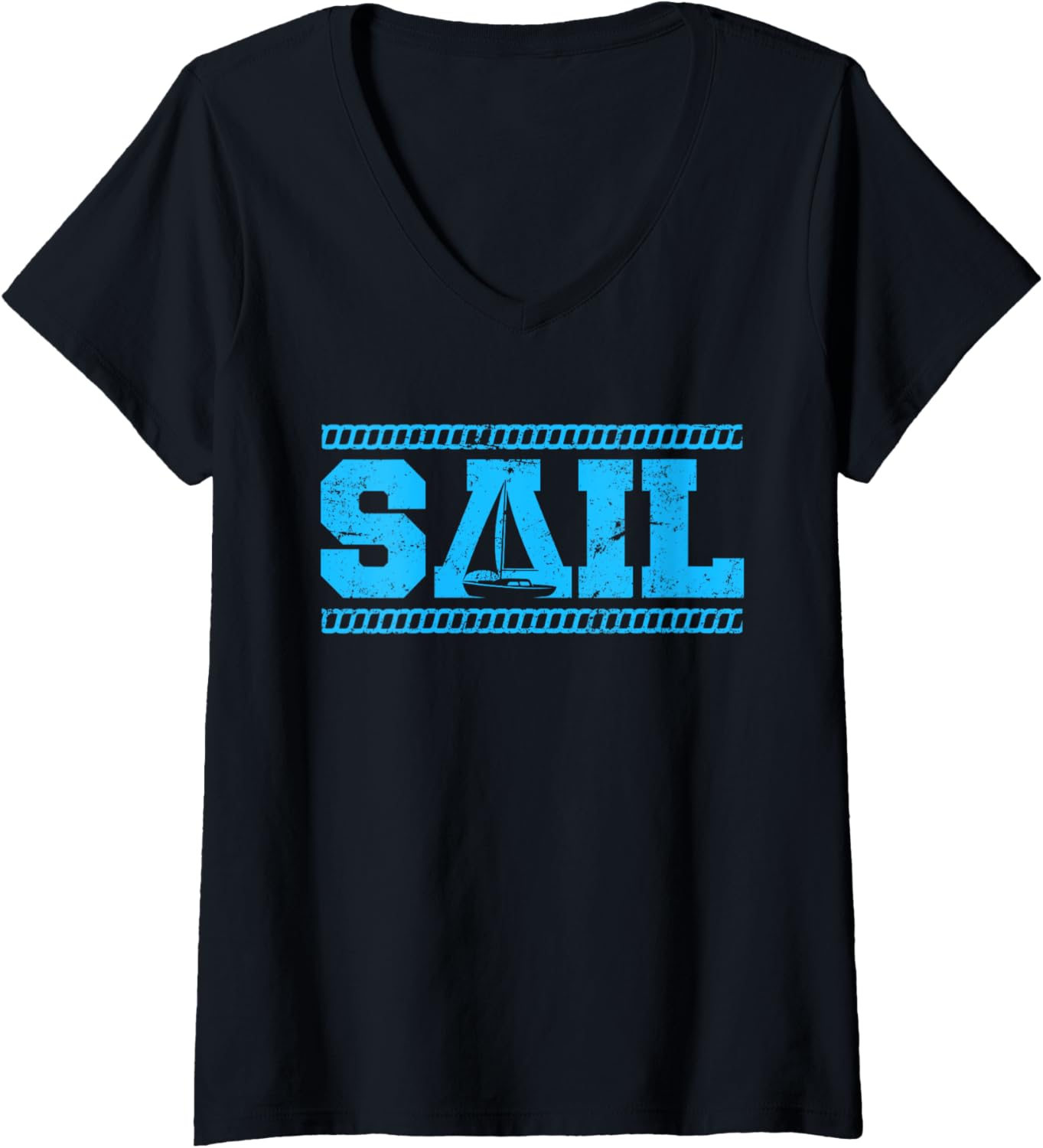 Womens Sail Sailor Sailboat Captain Charter Boat V