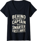Womens First Mate Boat Lover Boating Funny Boat