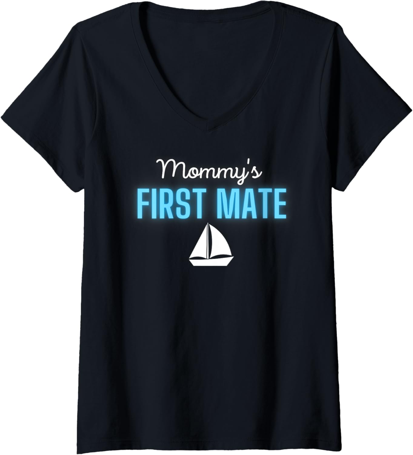 Womens Mommy S First Mate Boat Lovers Funny