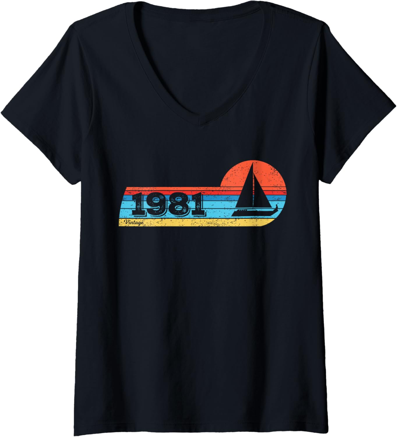 Womens Sailors Sailboats Vintage 1981 Birthday Sailing Yachting