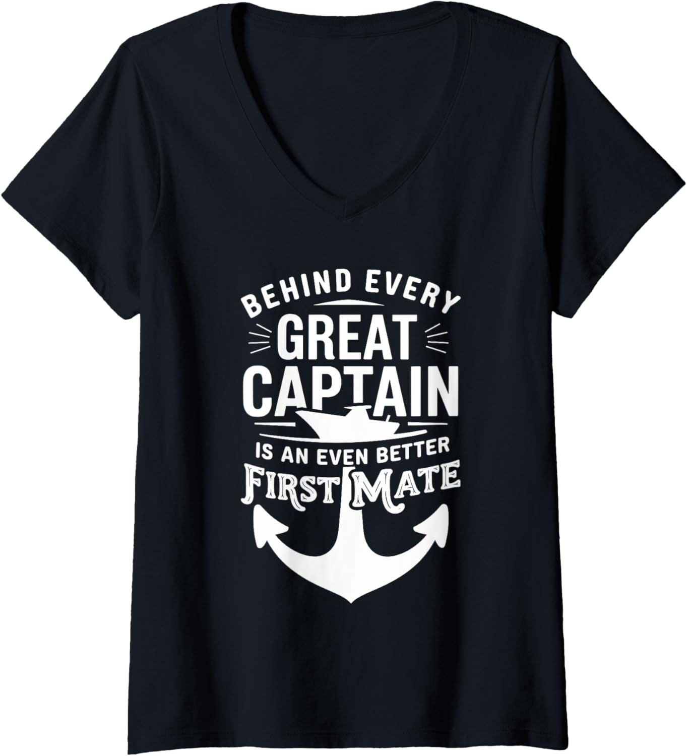 Womens Funny First Mate Boat Captain Boat Lover
