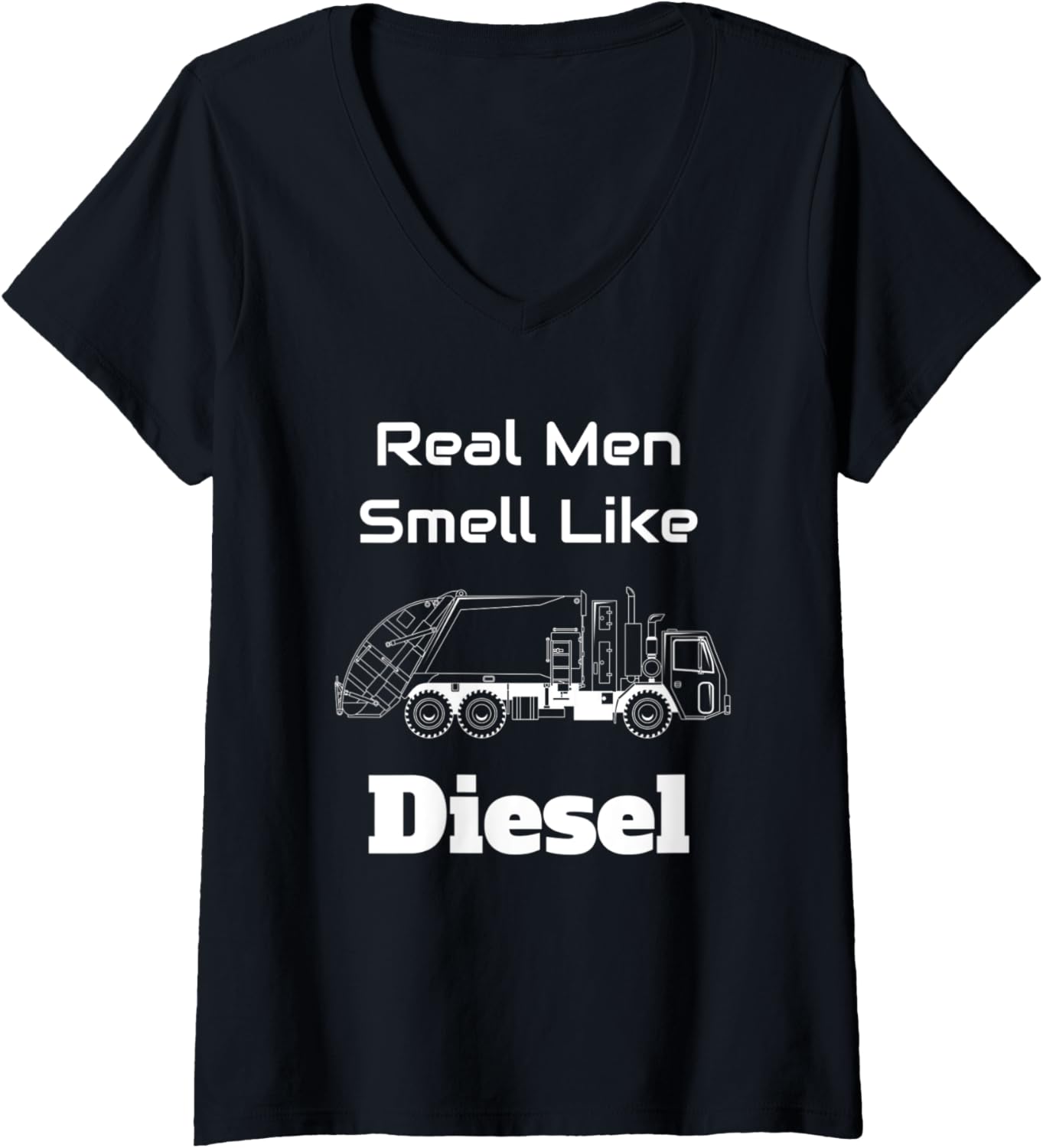 Womens Mens Real Men Smell Like Diesel Father