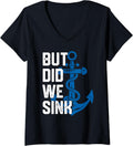Womens But Did We Sink Funny Sailing Captain