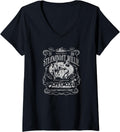 Womens Friends 1928 Steamboat Willie Nouveau V Neck