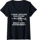 Womens I Have Trigger Discipline American Pro Rifle Gun Patriot Men V