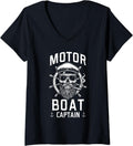 Womens Motor Boat Captain Nautical Maritime Sailor Sailing