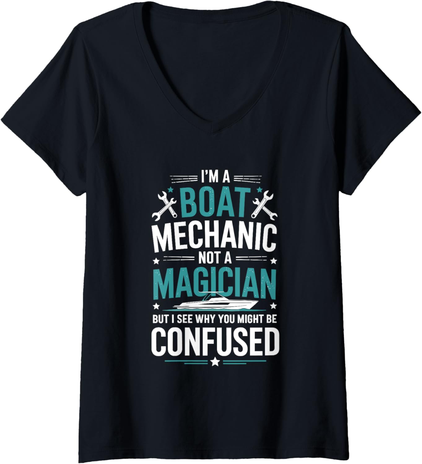 Womens I M A Boat Mechanic Not A