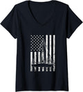 Womens Sailing American Usa Flag Sail Boat Boating