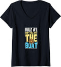 Womens Rule 1 Do Not Fall Off Boat