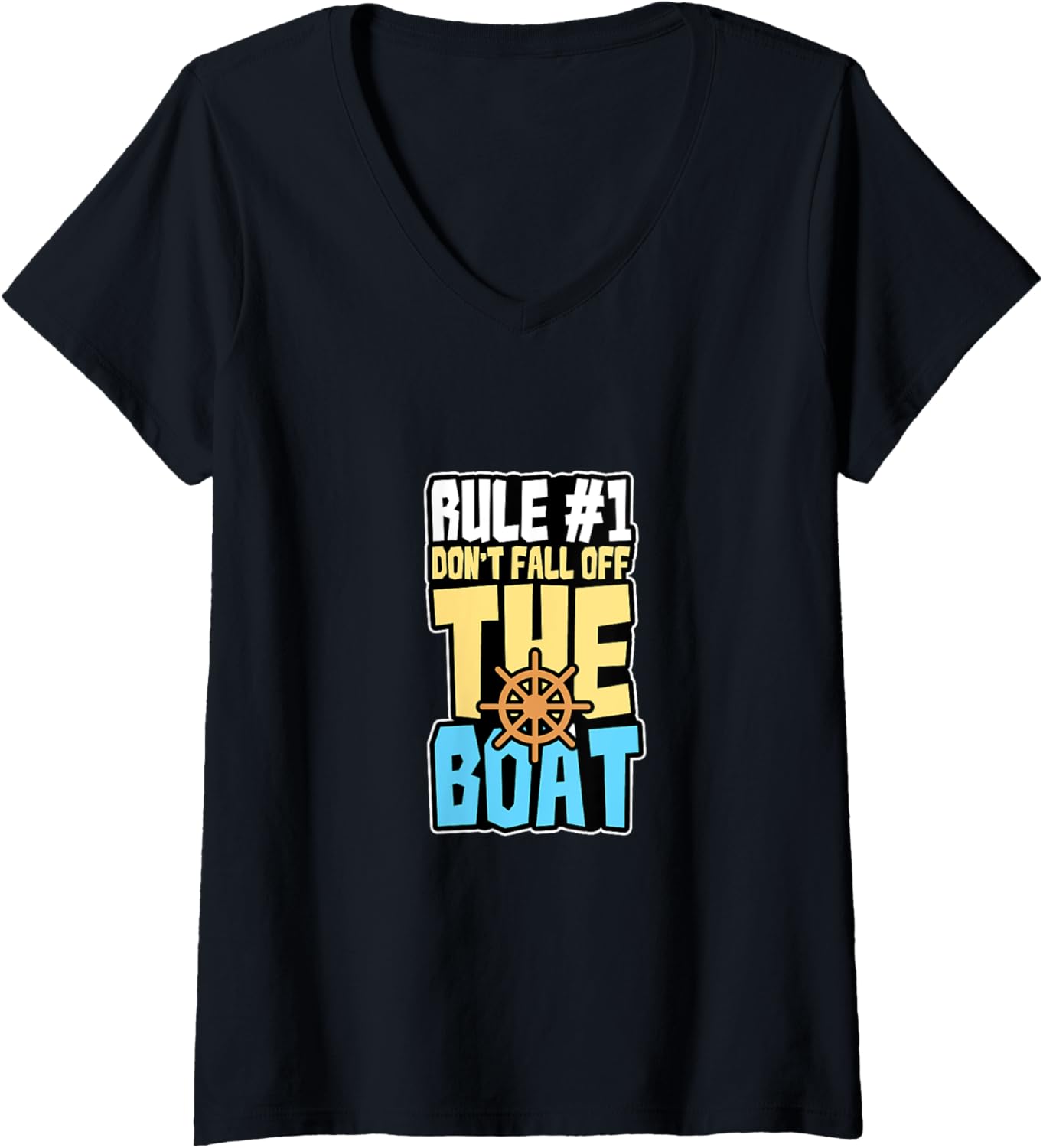 Womens Rule 1 Do Not Fall Off Boat