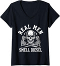 Womens Real Men Smell Diesel Mechanics Perfume Funny