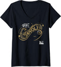 Womens Godfather Leave Gun Take Cannoli V Neck