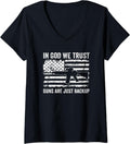 Womens In God We Trust Guns Are Just A Backup Funny Gun
