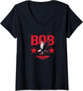 Womens Top Gun Maverick Bob V Neck