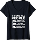 Womens If Guns Kill People Then I Guess Pencils Misspell Words Fun