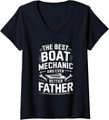Womens Boat Mechanic Dad Design Boat Repair Maintenance