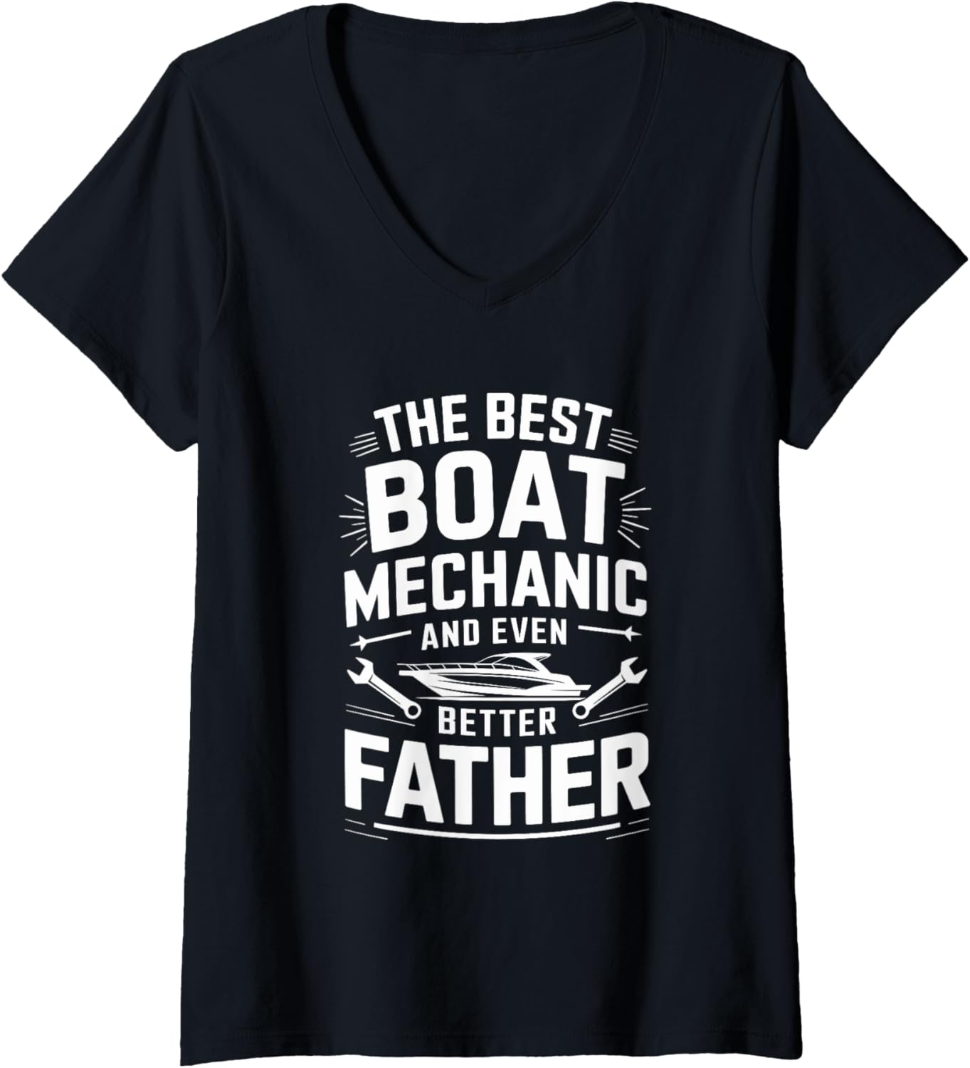 Womens Boat Mechanic Dad Design Boat Repair Maintenance