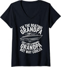 Womens Boating Grandpa Boat Life Boat Captain Yacht