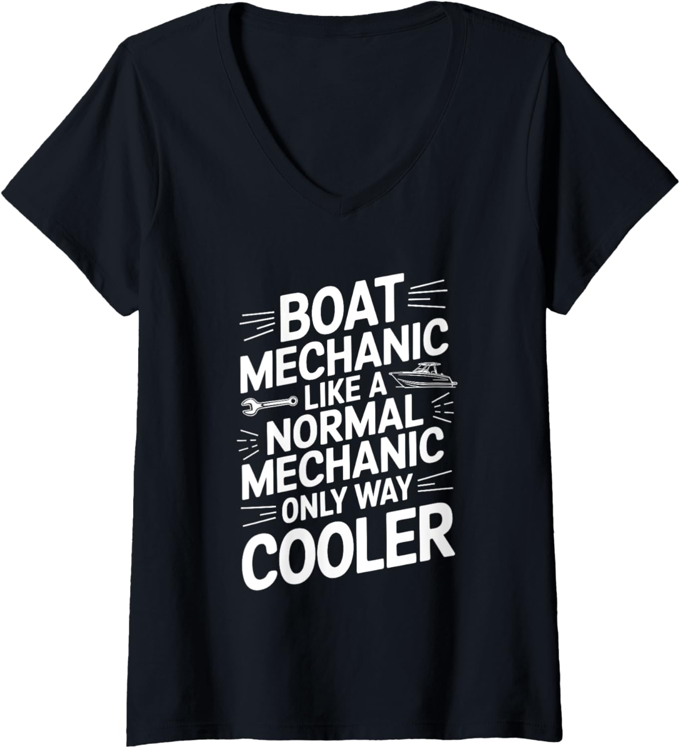 Womens Boat Mechanic Like A Normal Mechanic Boat