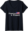 Womens Real Men Smell Like Diesel Funny Diesel