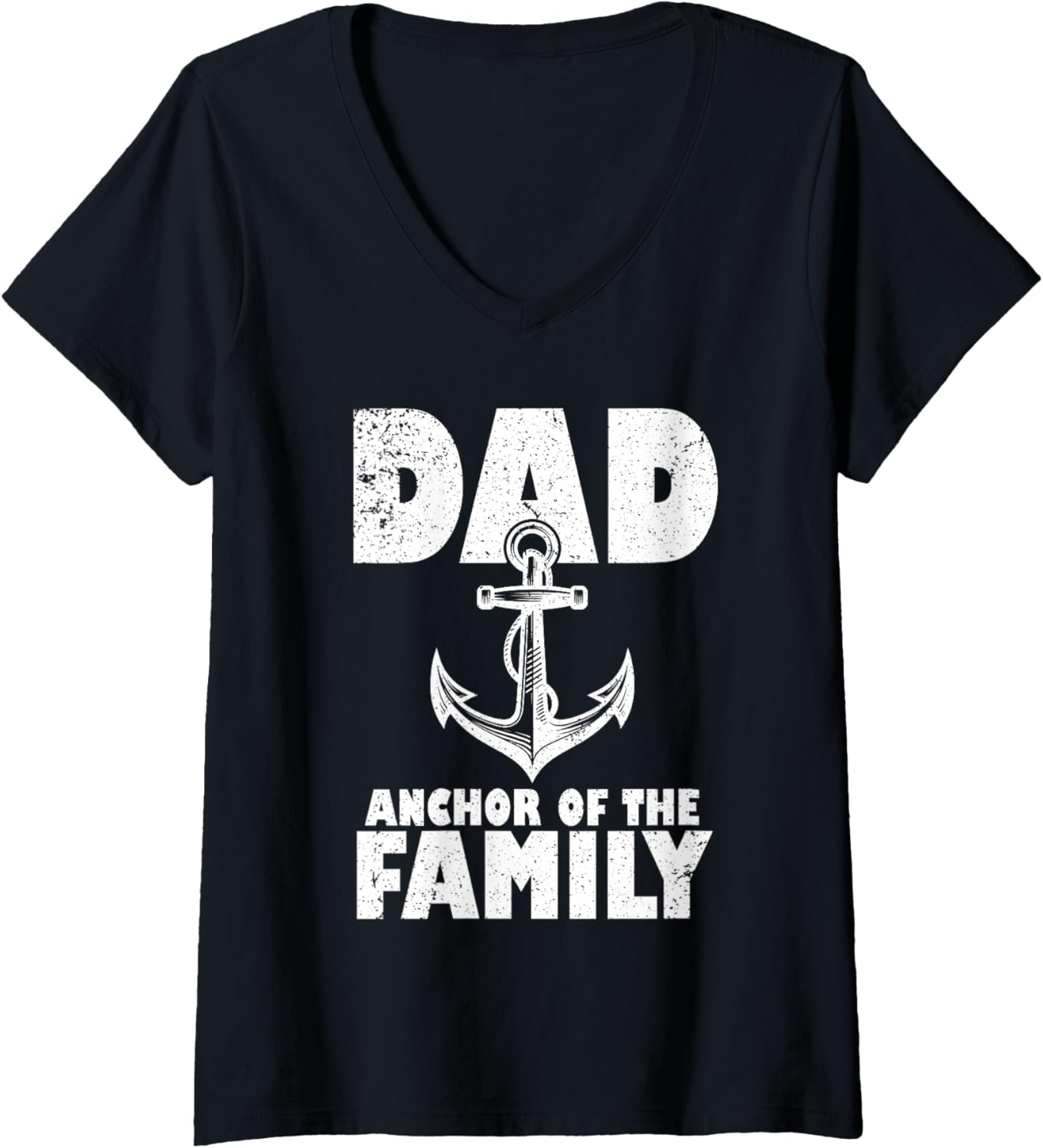 Womens Dad Anchor Of Family Captain Dad Sailing