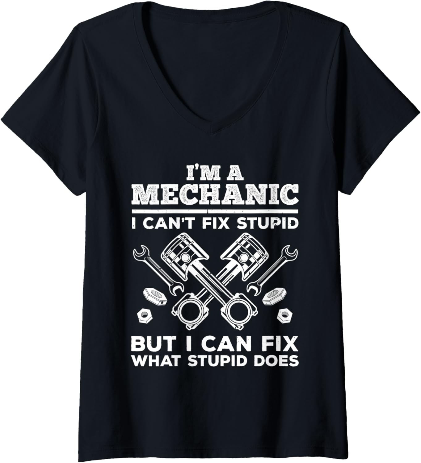 Womens Funny Mechanic Men Dad Car Auto Diesel