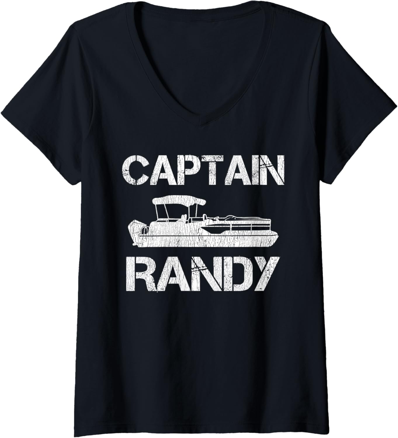 Womens Captain Randy Pontoon Captain Funny Personalized Name